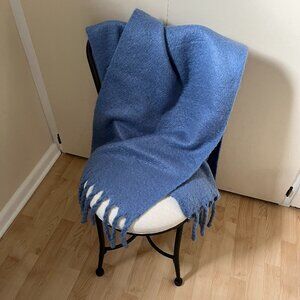 Sonoma Shawl or Throw Blanket - cornflower blue